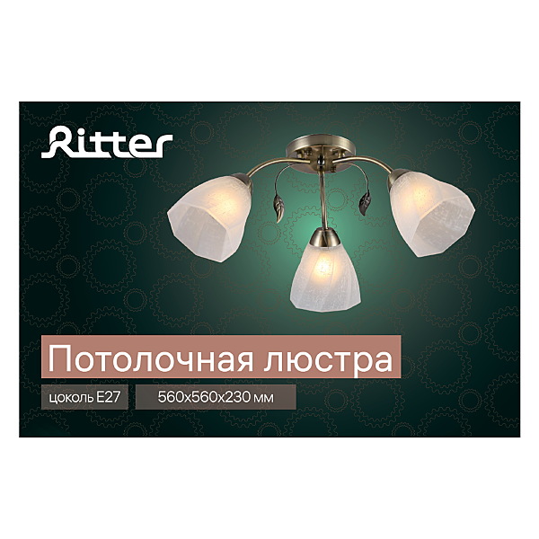 Потолочная люстра Ritter Monza 52539 4